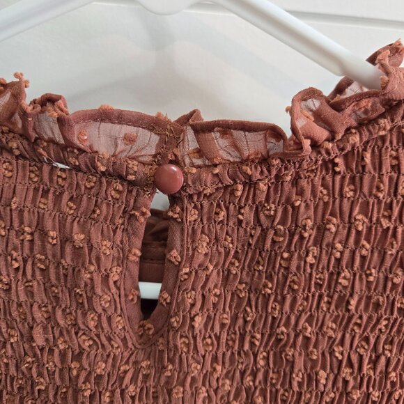 Lucy Avenue womens maxi smocked dress, small - Picture 6 of 7